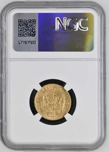 Moneda AUR 20 lei 1883 si 20 lei 1890 Carol I, certificata de NGC