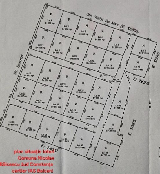 teren intravilan (loturi pentru casa)