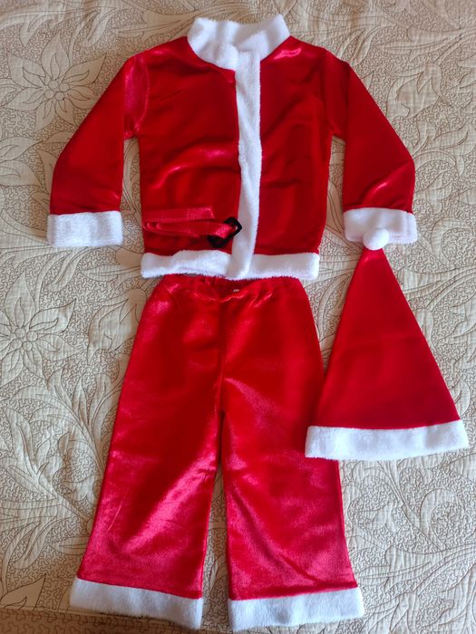 Костюм Деда Мороза детский на 5-6 лет