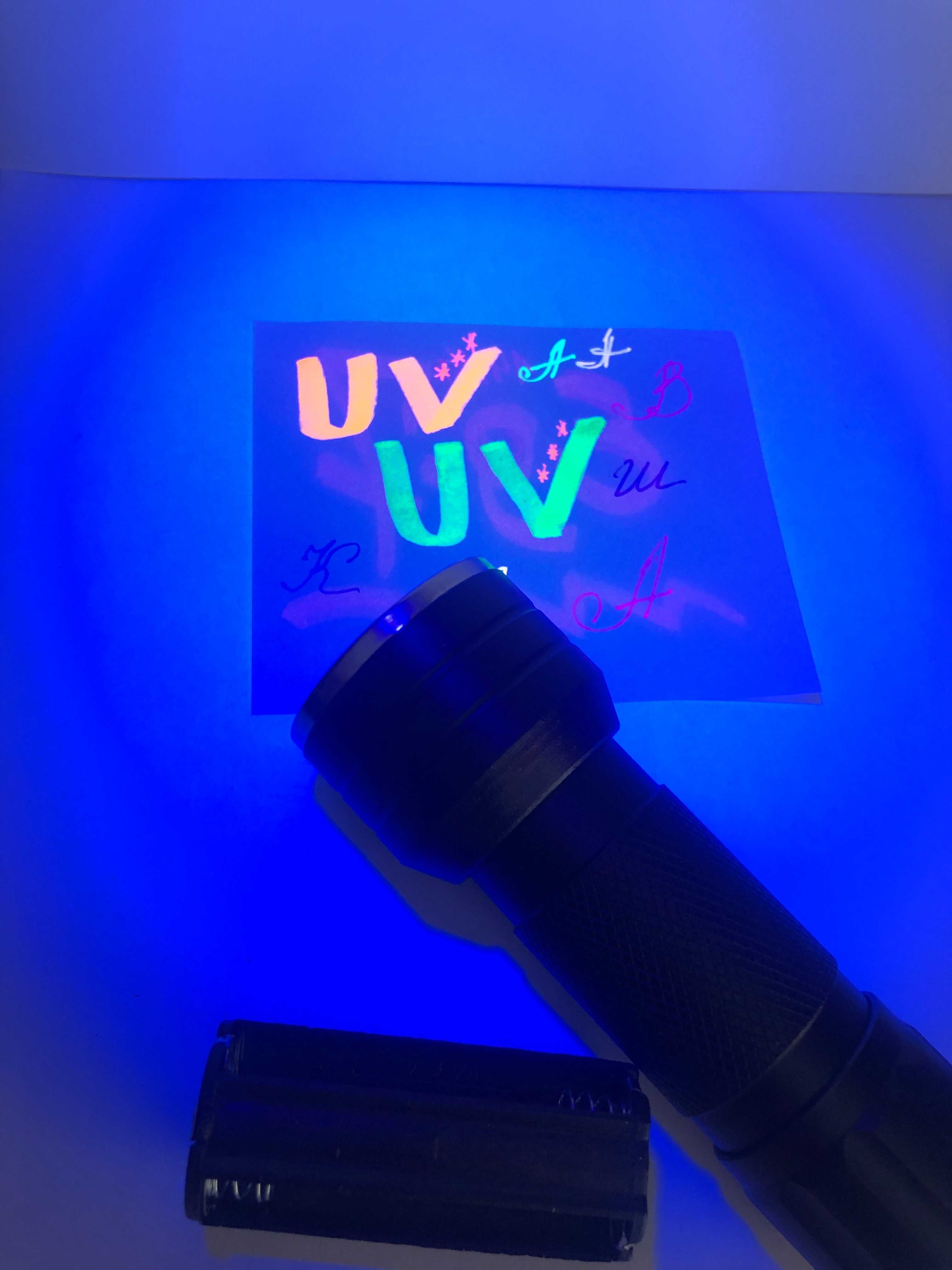Ультрафиолетовый фонарь 21 светодиод
