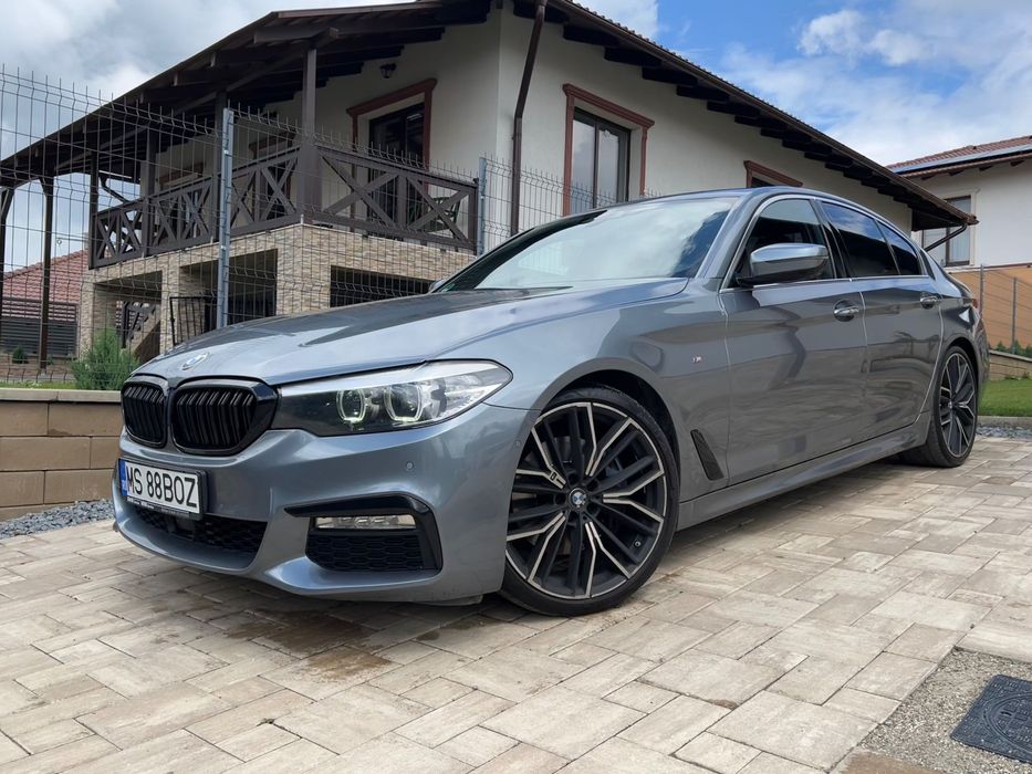 BMW Seria 5 BMW G30 530d xDrive M-Paket interior piele maro, jante facelift 20”