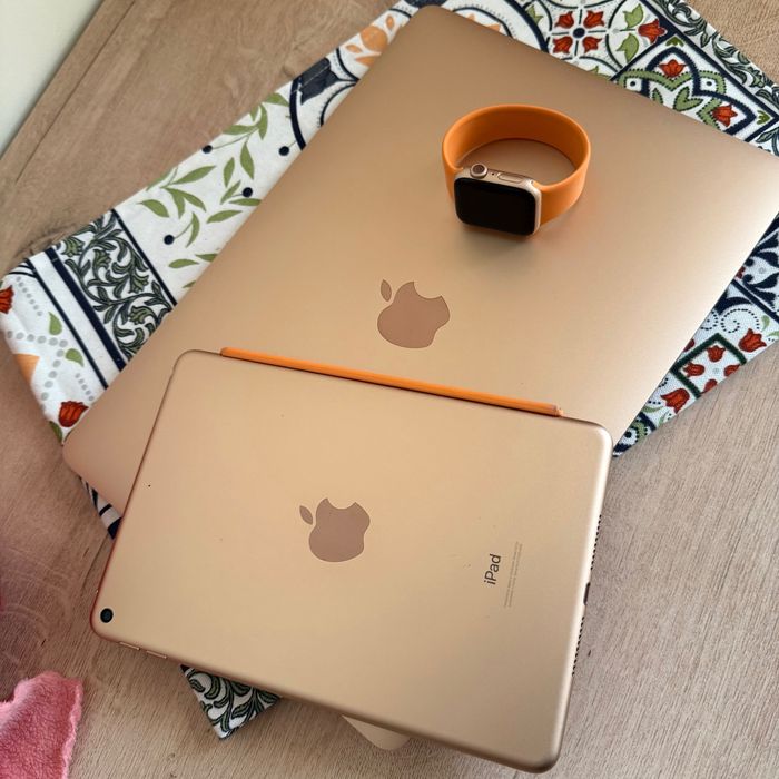 MacBook Air + iPad mini + Apple Watch — премиальный GOLD комплект