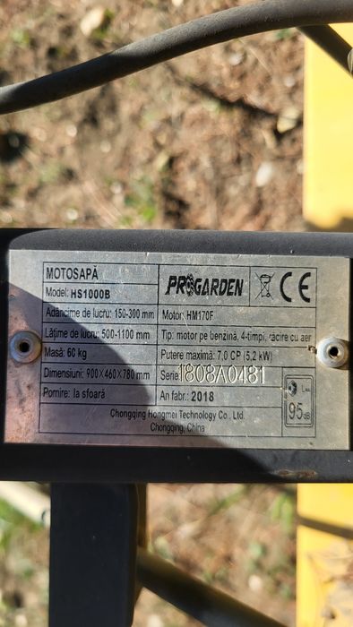 Motocultor Pro Garden 100B