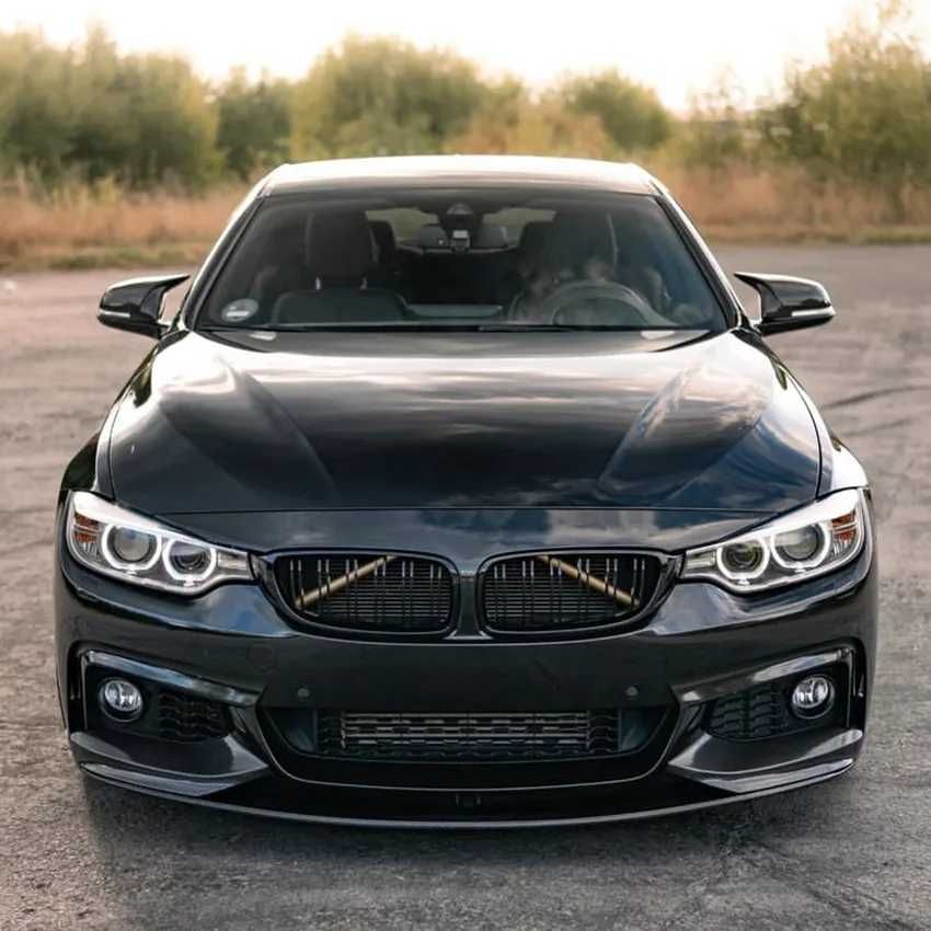 Prelungire Extensie Lip Bara Fata M BMW Seria 4 F32 F33 F36, Negru Luc