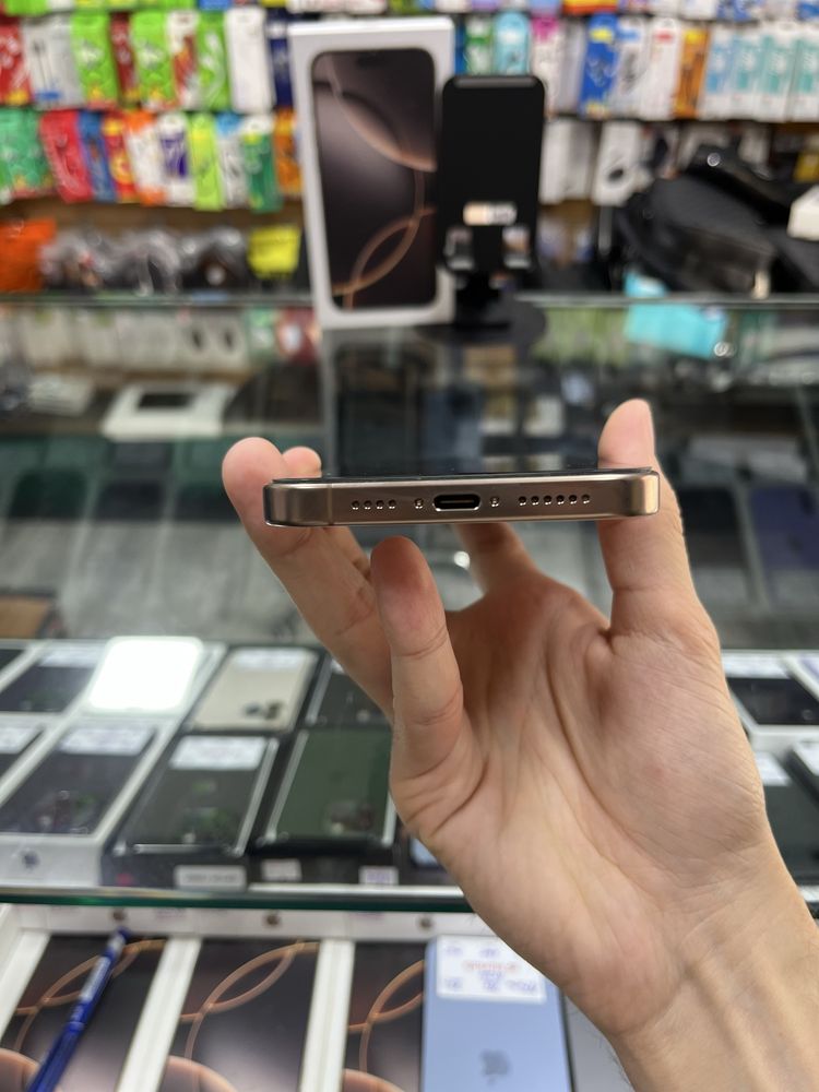 Iphone 16 Pro Max 256gb 100% desert sim - Naqd va halol nasiya savdoga