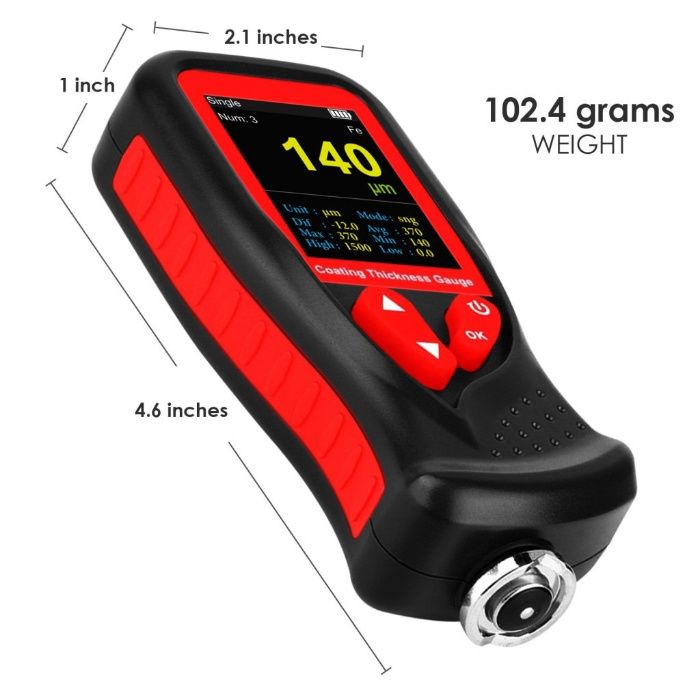 CTM-275 Уред за измерване на дебелината на автобоя, HD цветен дисплей
