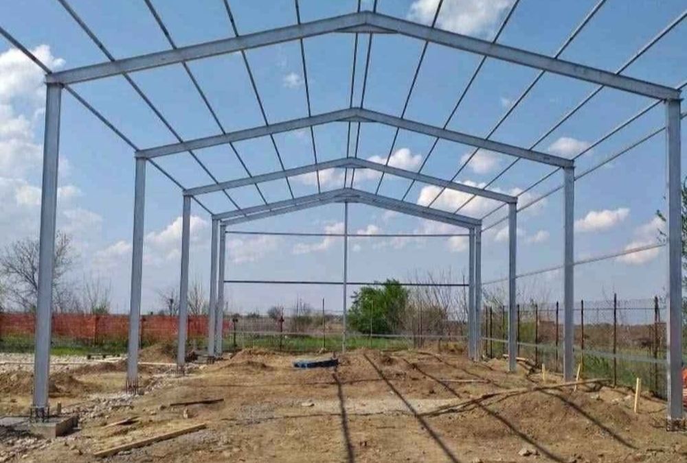 Vand structura metalica 12x20x4h accept și variante cu auto