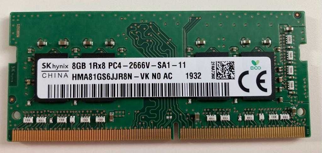 Memorie laptop ram sodimm 8GB DDR4 2666 MHz SK hynix - 99,99 lei TR GR