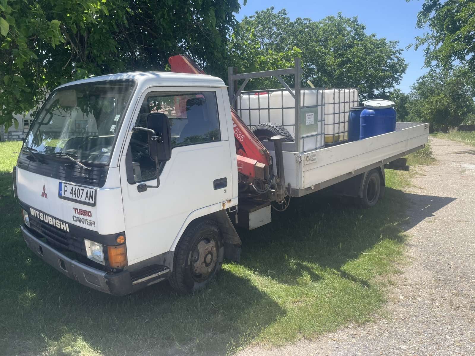 Mitsubishi Canter със Кран