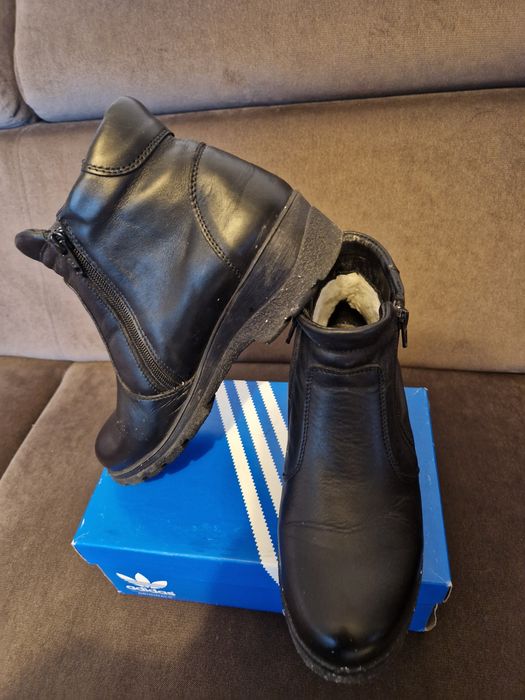 Cizme dama imblanite din piele