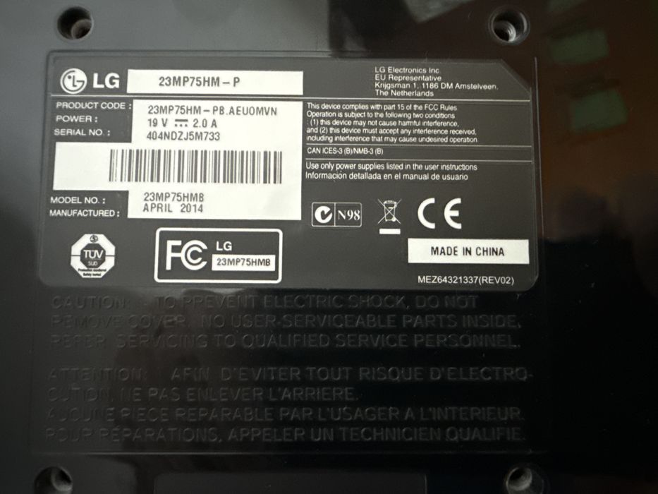 Monitor LG, 23MP75HM-P, IPS, HDMI, 23 inch, Full HD, 5ms