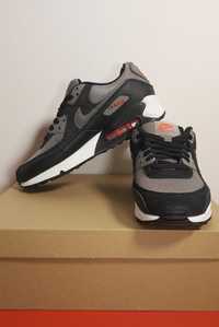 Nike Air Max 90 "Grey Black Red (2022)" - Номер 41