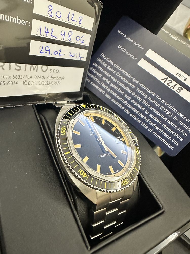 Edox hydro - sub limited edition