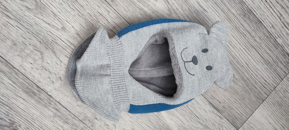 Шапка-шлем для мальчика/зима