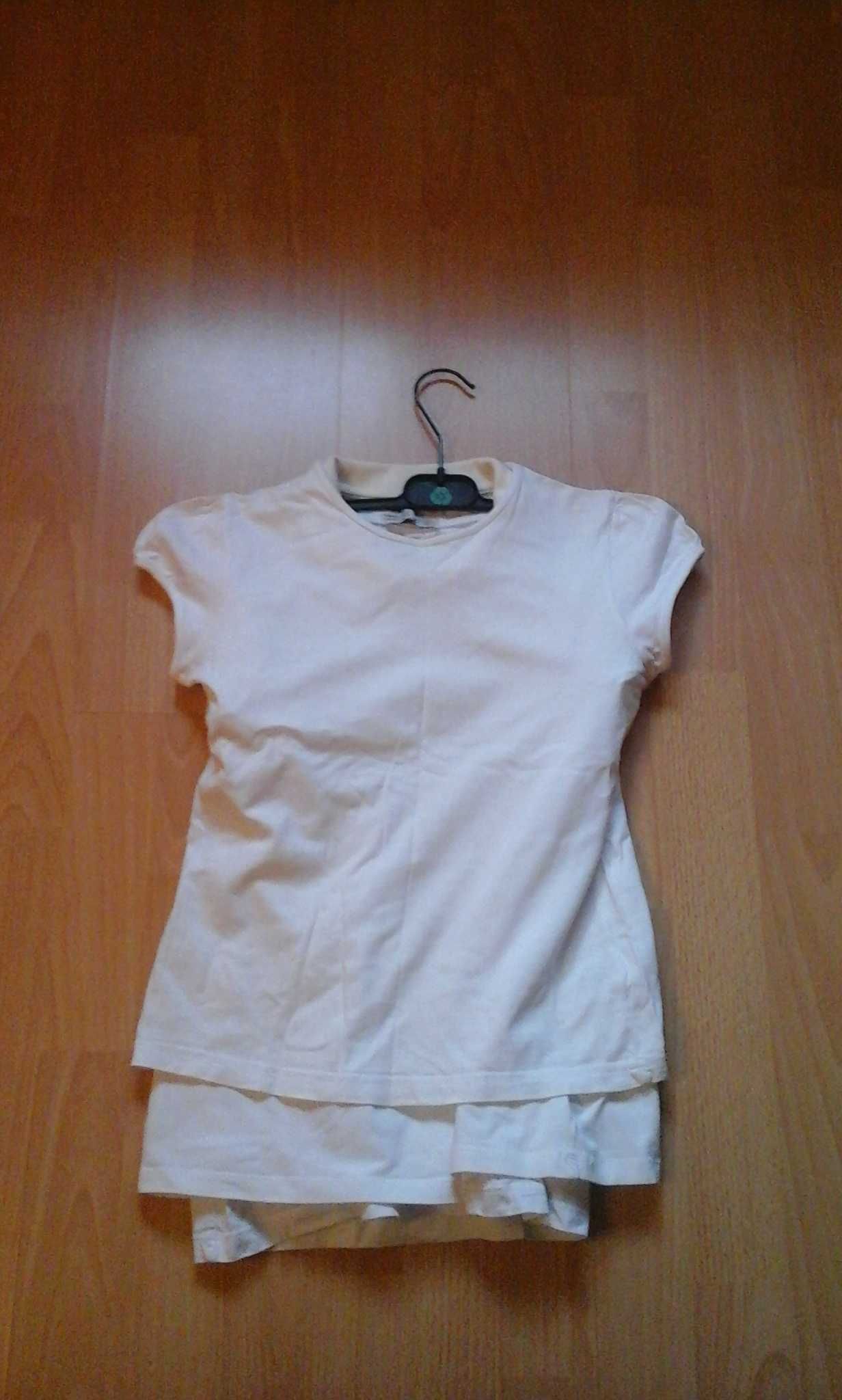 продам белые рубашки на девочку 125-146 см