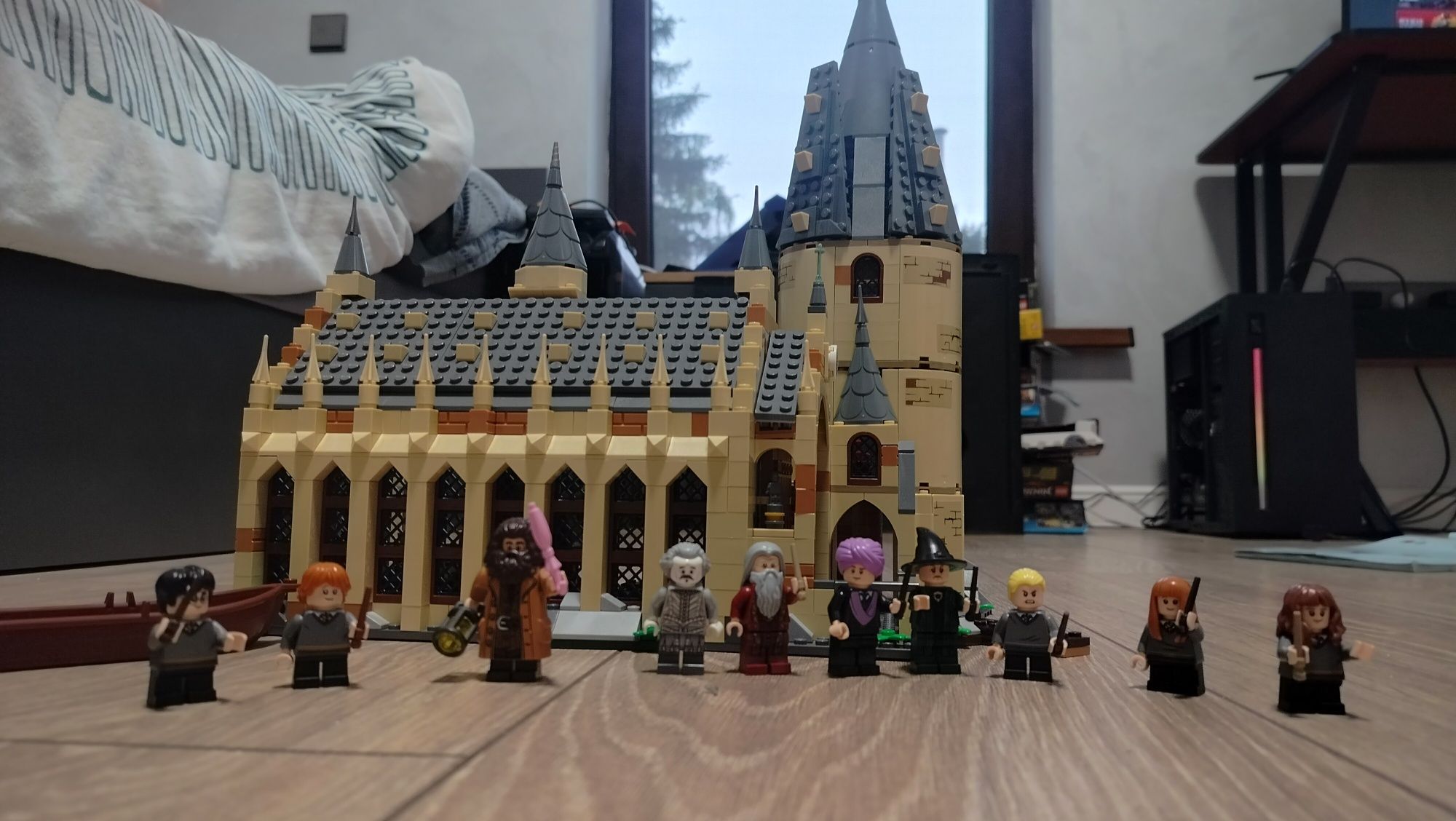 Lego Hogwarts Great Hall,Hogwarts Whomping Willow, Room of Requirement