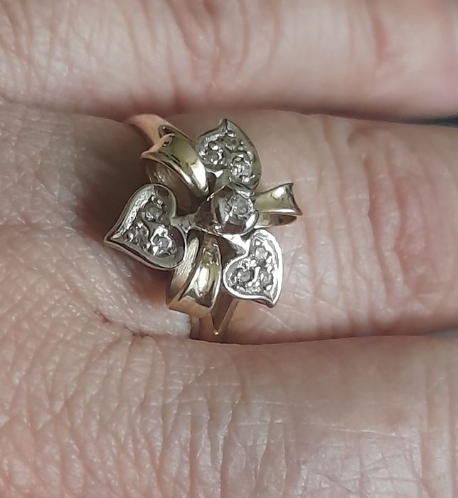 Брилл.кольцо заводс.москв.-150К 4 гр.разм.-17-17,5