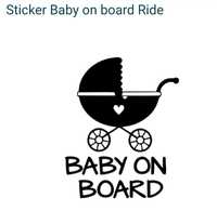 Vând stiker Baby on Bord