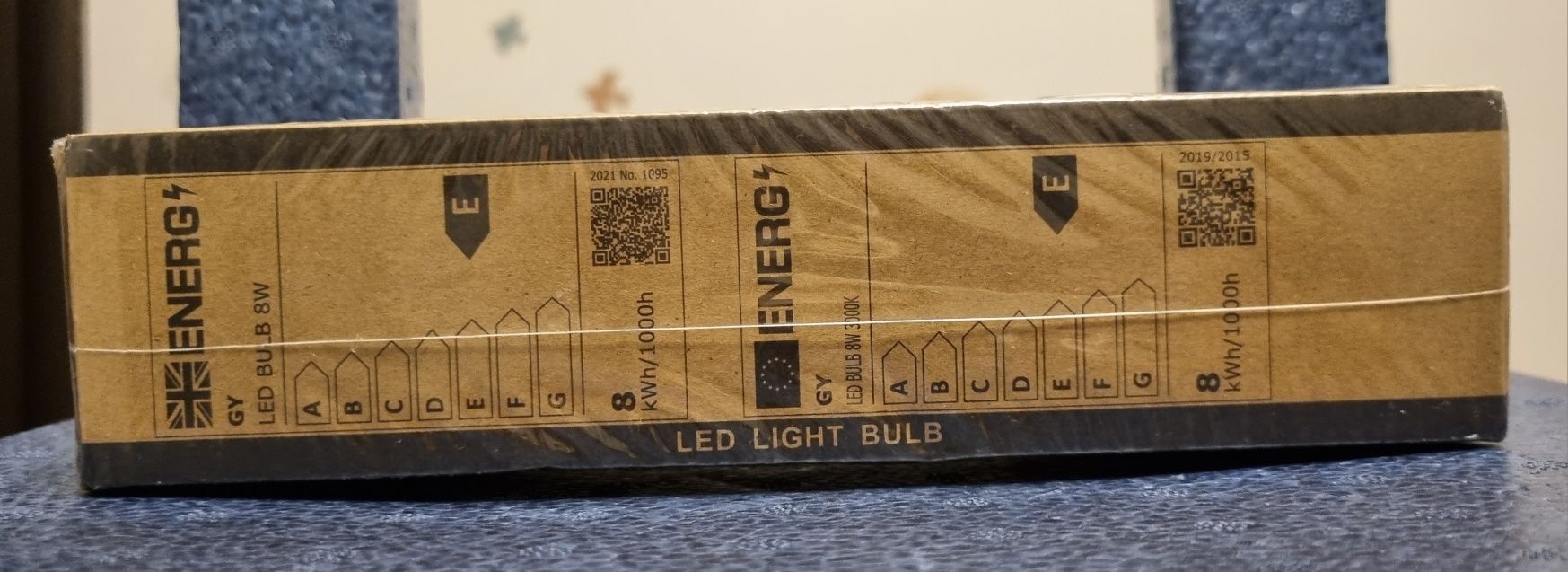 Set de 12 becuri GY, LED, GU10, alb, 800 lumeni, 8 W, 5 x 5,9 cm