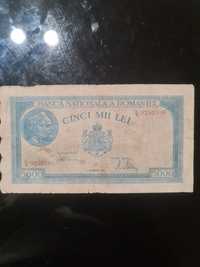 Bacnota 5000 lei 1945