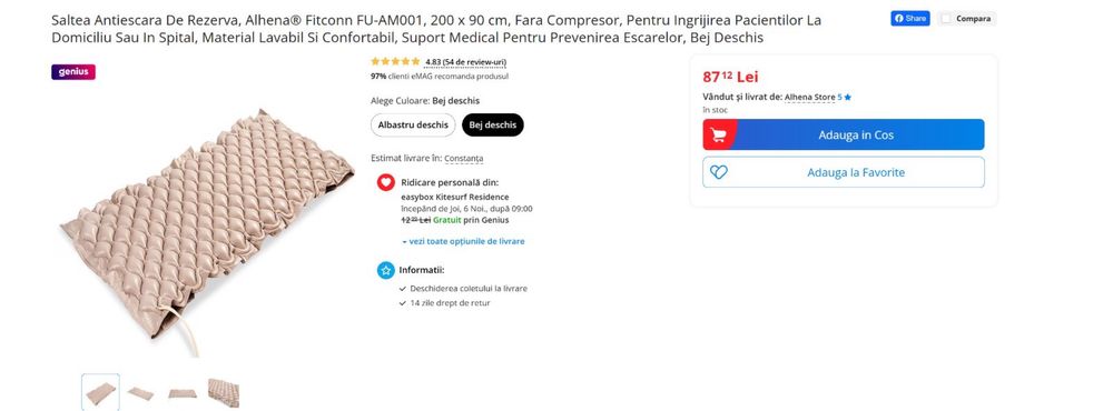 Saltele anti-escara cu compresor ( escara , escare )