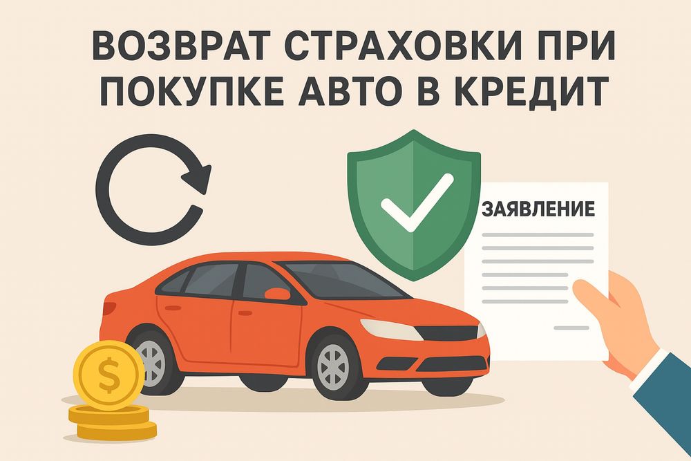 Возврат страховки КАСКО при покупке авто в кредит