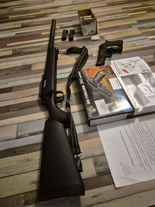 SNIPER + PISTOL - Replica Airsoft