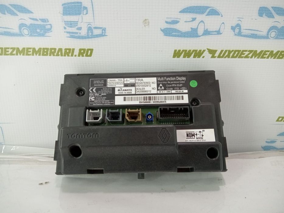 Display navigatie 259150869r Renault Zoe 1  [din 2012 pana  2020]