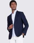 Sacou blazer slim 48 M de lux Eduard Dressler NOU lana moale in