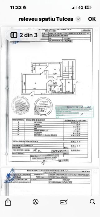 Spatiu comercial parter+etaj