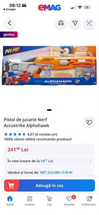 Arma nerf accustrike series alphahawk