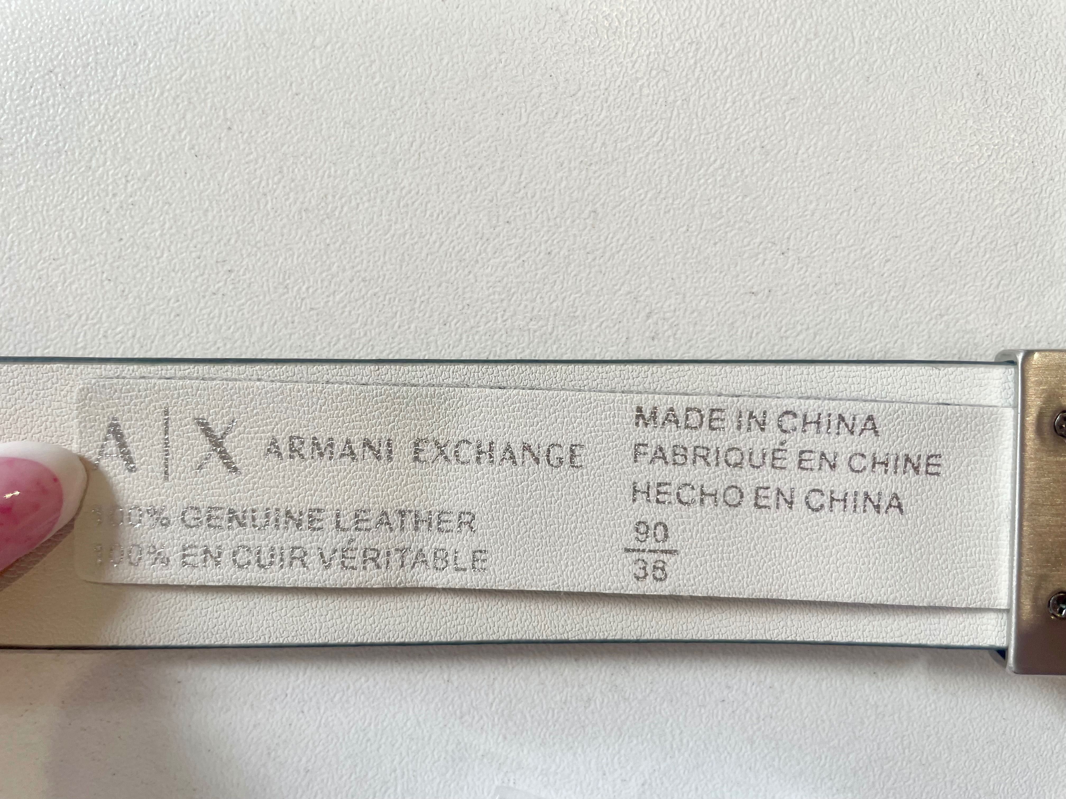 Колан Armani Exchange ест. кожа