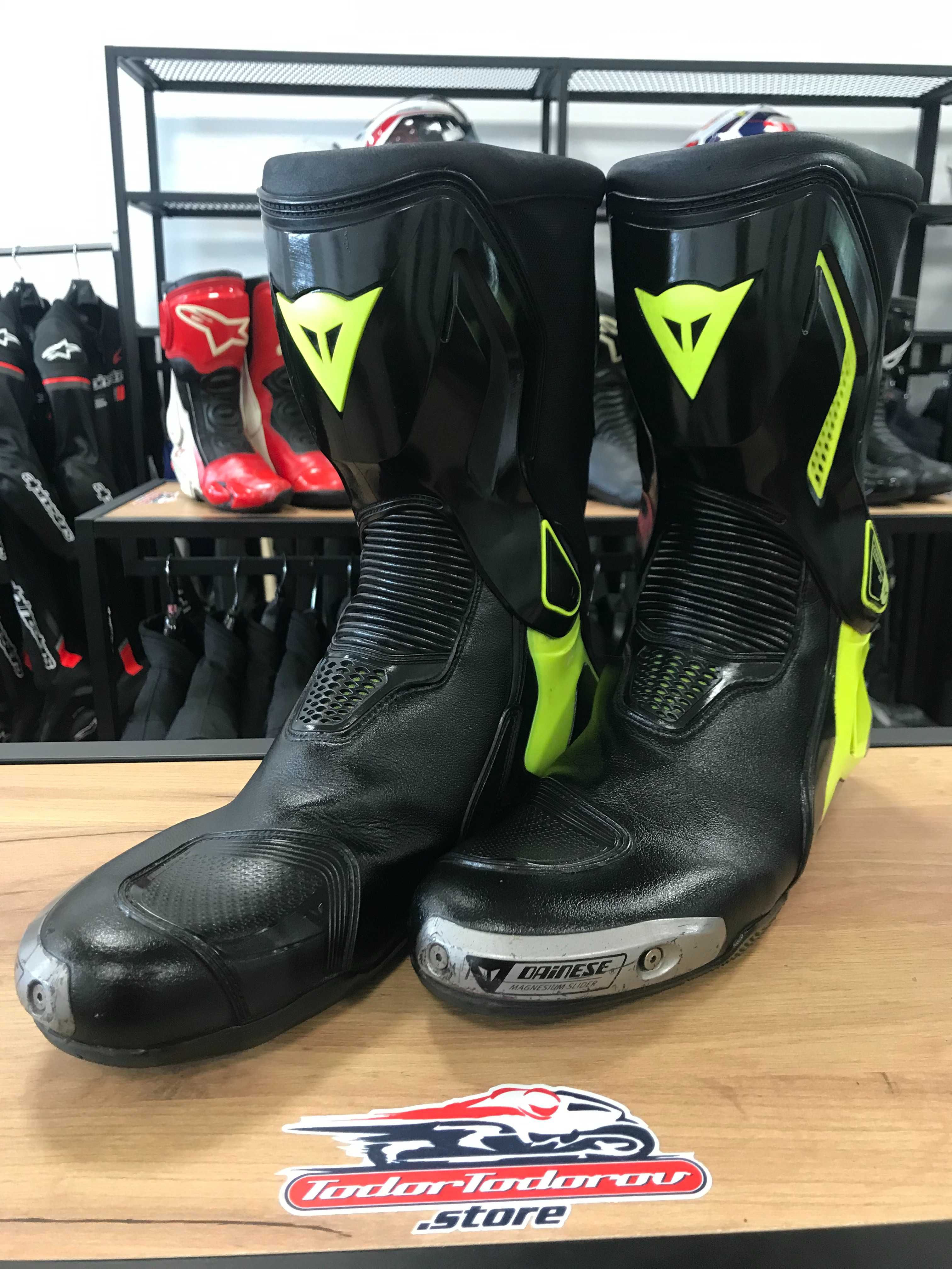 Mото ботуши DAINESE NEXUS /BLACK/FLUO, 47,протектори,подвижна става