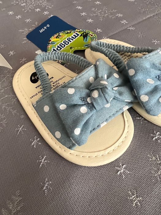 Бебешки сандали 0-6м./6-12м.