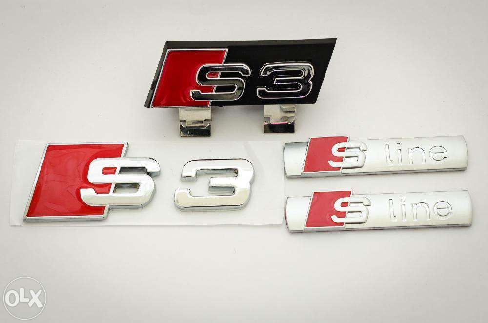 Set Embleme AUDI A3/S3-line s-line