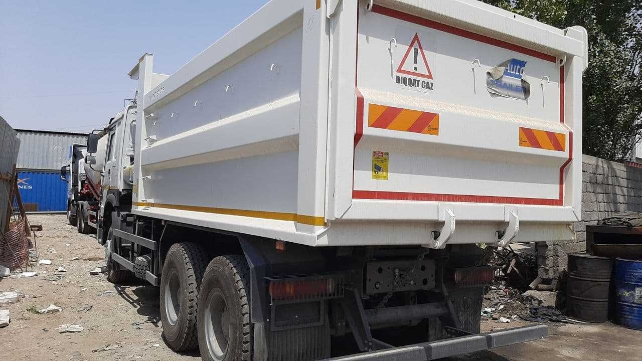 Газовый самосвал SINOTRUK HOWO - 25 тн.