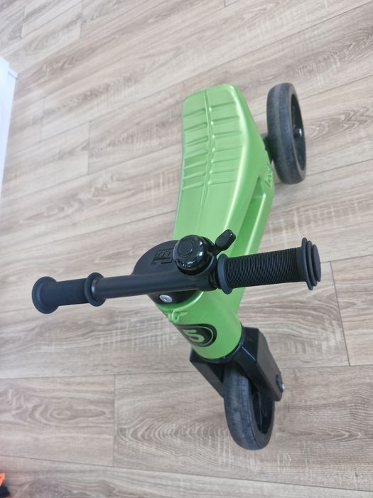 Bicicleta fara pedale 2 in 1 Funny Wheels Rider SuperSport Metallic