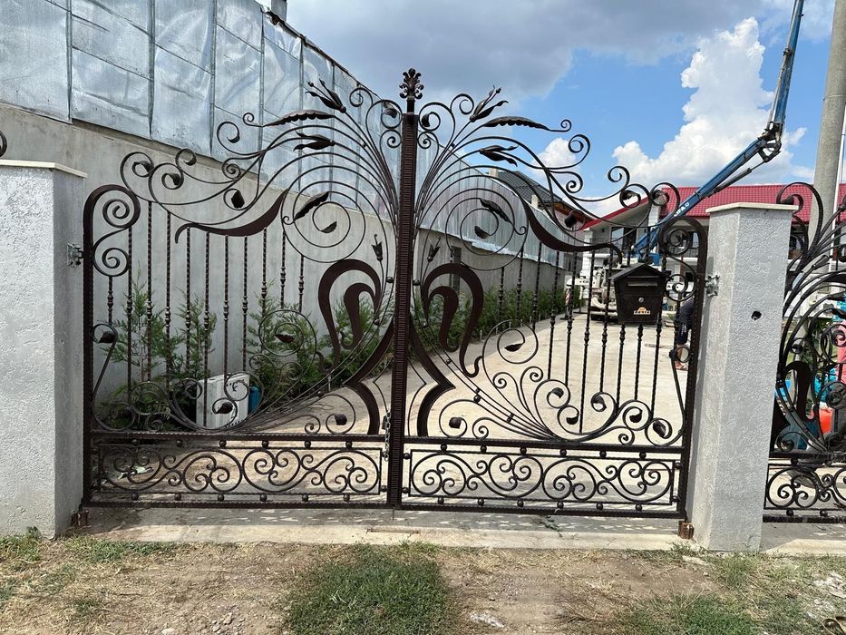 Porți fier forjat