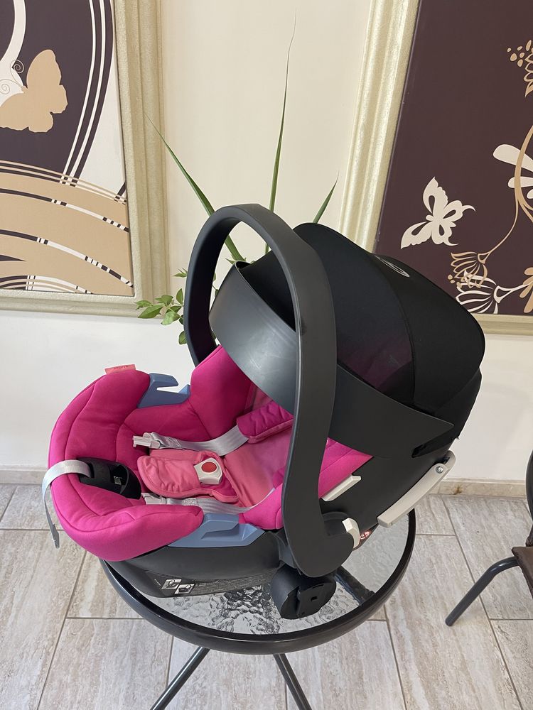 Cybex Balios S Lux 3 в 1,черно шаси,Moon black