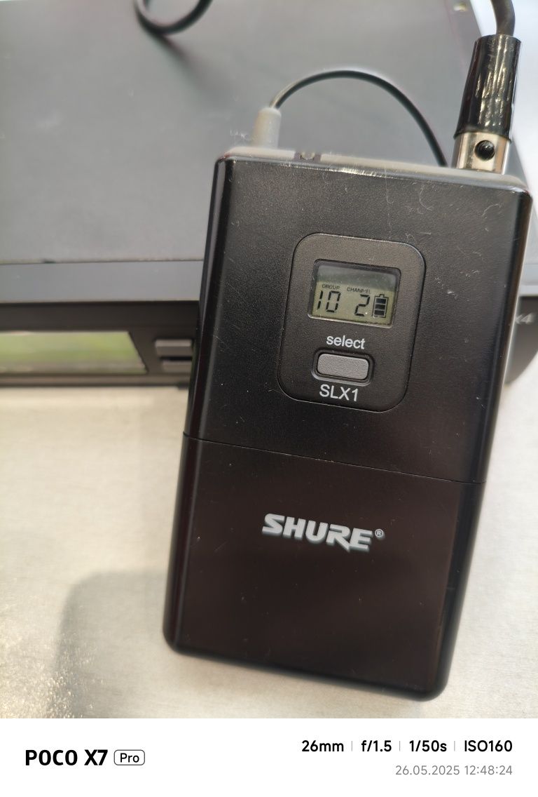 Безжична система за бузуки,китара,кларинет,саксофон Shure SLX4