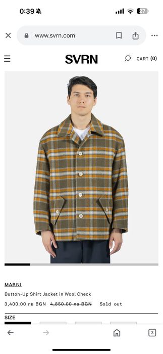 Мжко яке MARNI 52 размер НОВО Оригинал