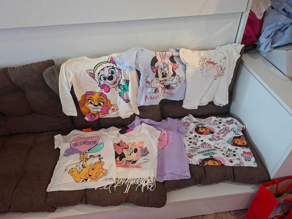 Детски блузи къс/дълъг ръкав за 3-4 год(104)