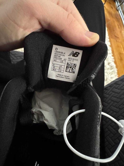 New Balance 9060 Black Castlerock Grey оригинални