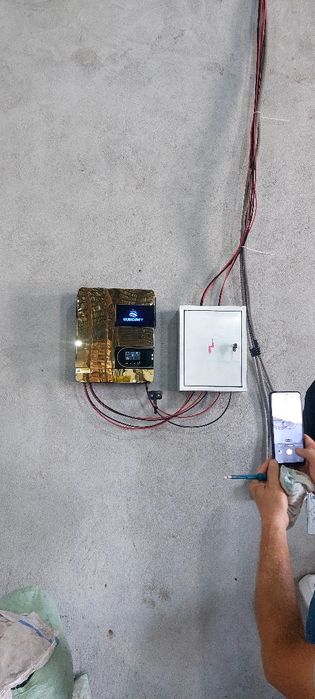 Quyosh panellari    Солнечные панели установка  Электрика монтаж