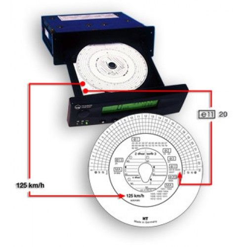 Тахошайба 125 км/ч 125 100 Шайби за Тахограф Камион ТИР