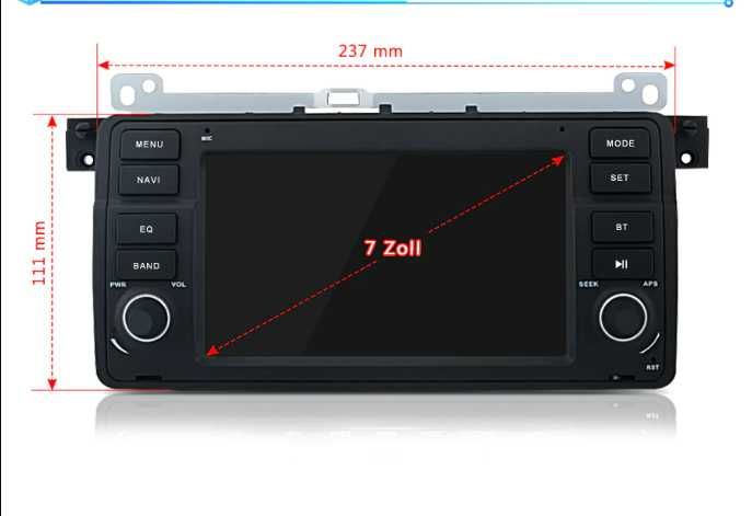 Navigatie Android   BMW E46 Seria 3 Carplay Android Auto + Camera