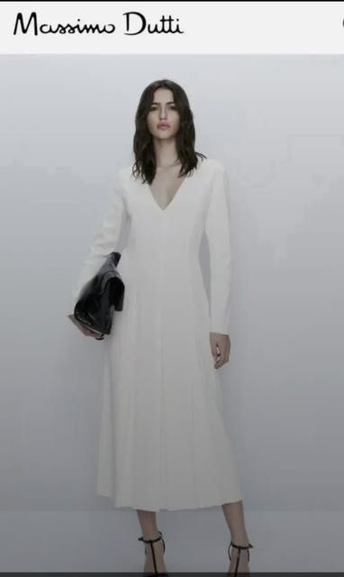 Rochie alba, Massimo Dutti