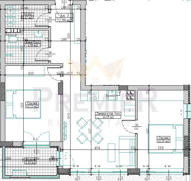 Продава се Тристаен апартамент в Варна, Победа - 83 кв.м за 1802 €/кв.м - Снимка #7