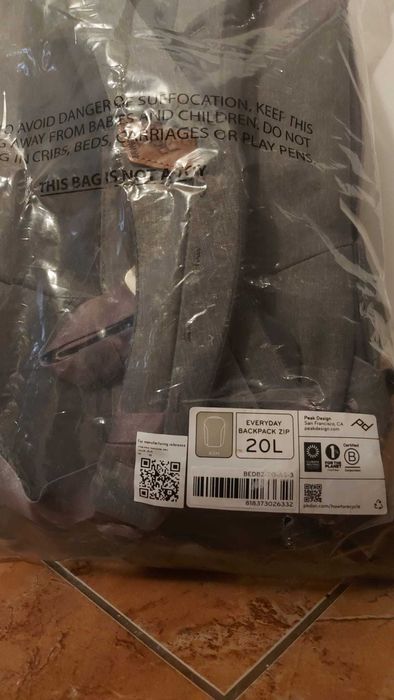Rucsac Peak Design Everyday Zip 20L NOU