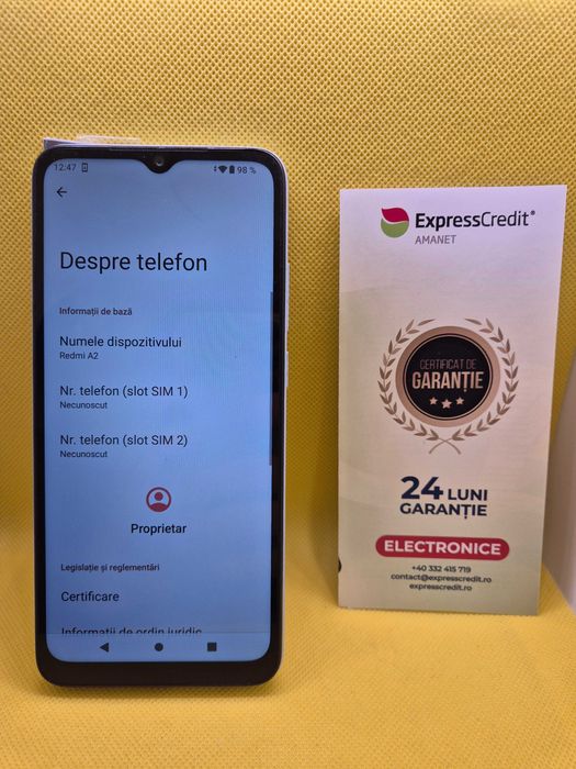 Telefon Xiaomi Redmi A2 (Ag29 Siraj b.33430) Garantie 2 ani